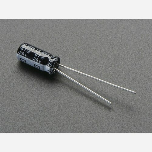 47uF 25V Electrolytic Capacitors - Pack of 10