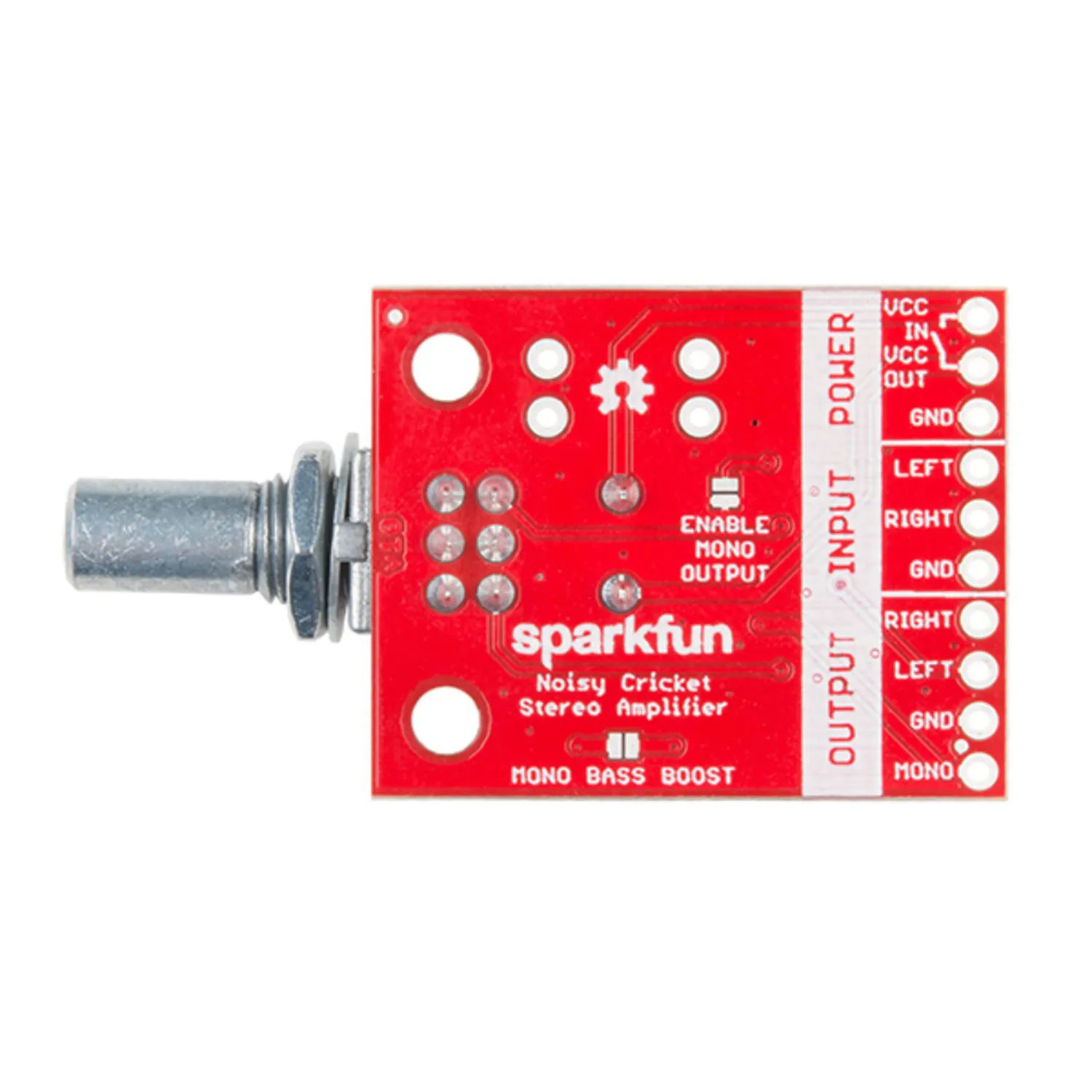 Photo of SparkFun Noisy Cricket Stereo Amplifier - 1.5W