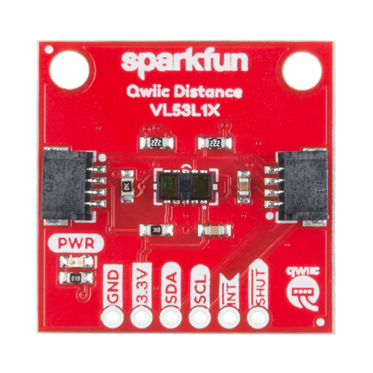 Photo of SparkFun Distance Sensor Breakout - 4 Meter, VL53L1X (Qwiic)