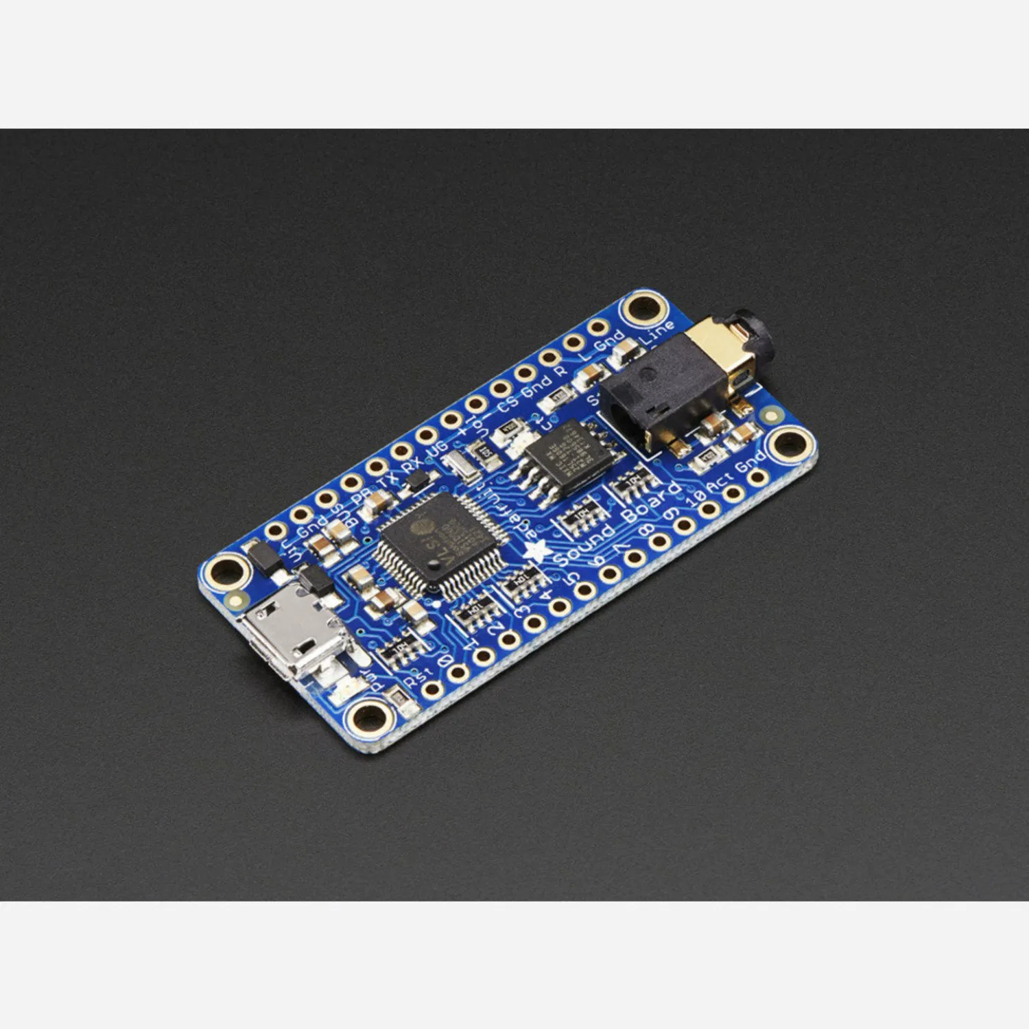 Photo of Adafruit Audio FX Sound Board - WAV/OGG Trigger - 2MB storage - Headphone out only