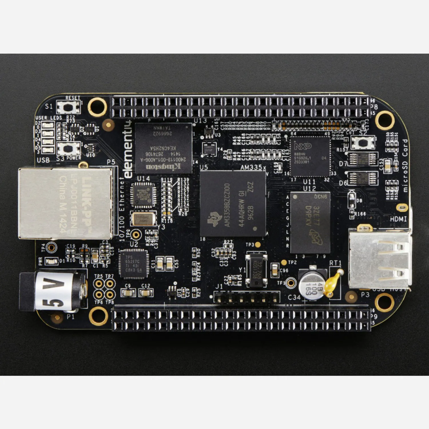 Photo of Element 14 BeagleBone Black Rev C - 4GB - Pre-installed Debian [Element 14 Version]