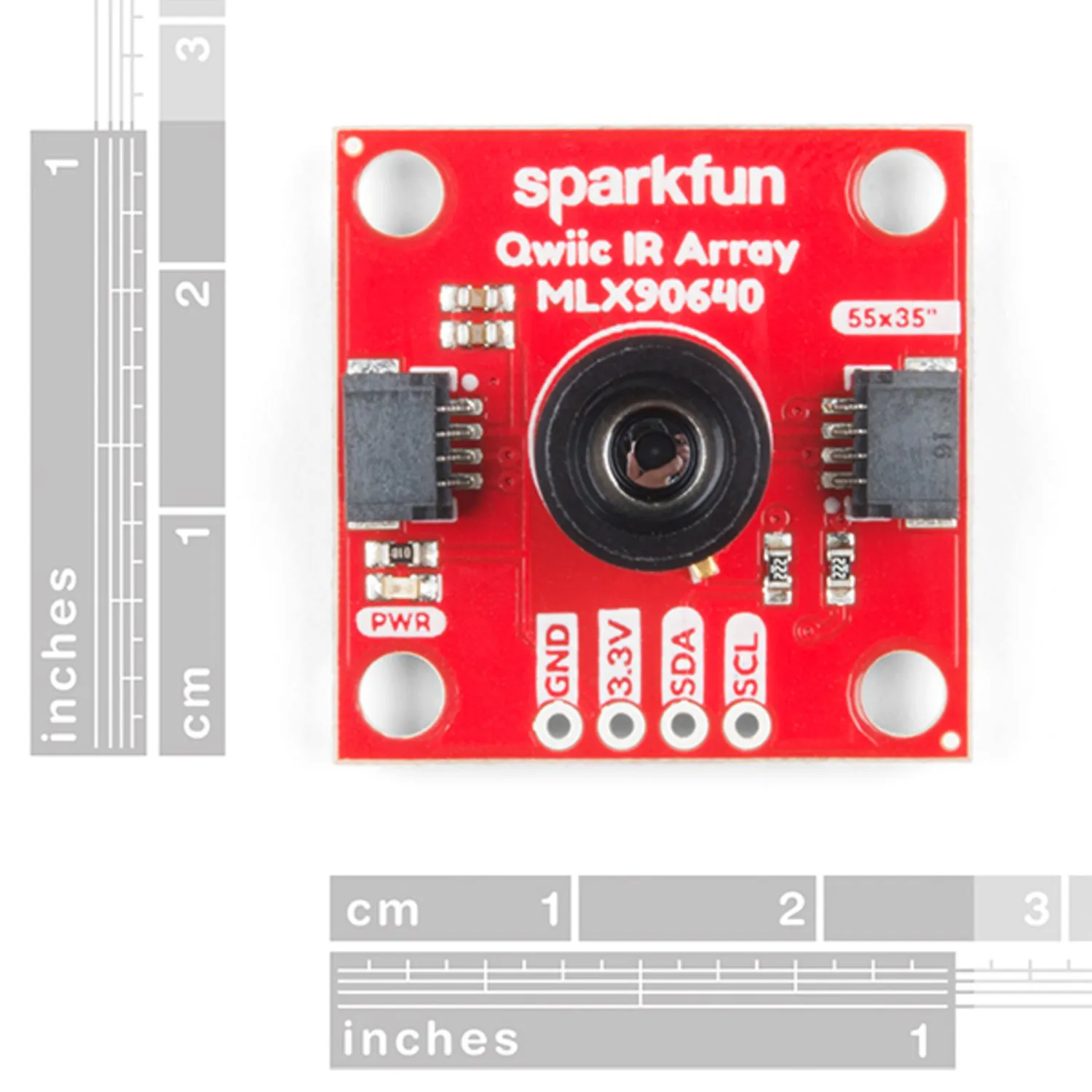 Photo of SparkFun IR Array Breakout - 55 Degree FOV, MLX90640 (Qwiic)