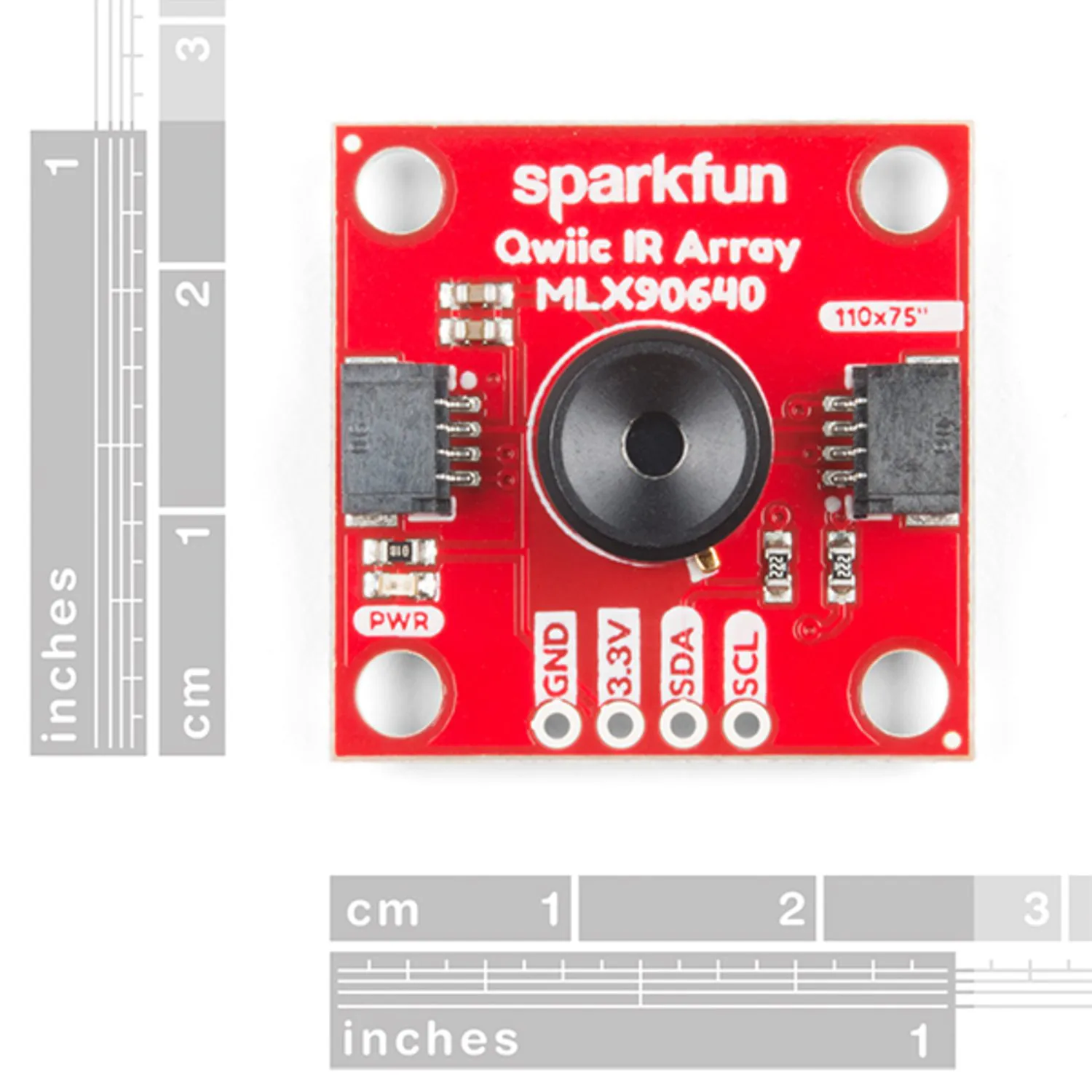 Photo of SparkFun IR Array Breakout - 110 Degree FOV, MLX90640 (Qwiic)