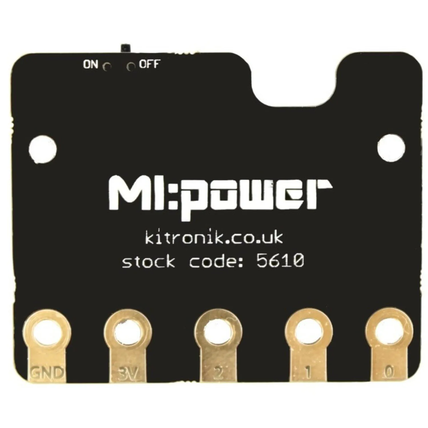 Photo of MI:power board for the BBC micro:bit