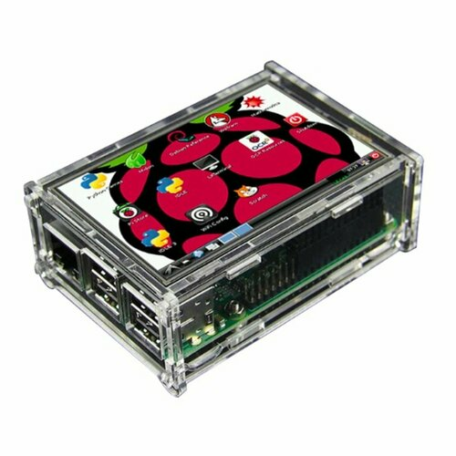 Acrylic Case for Raspberry Pi 3.5inch LCD Display