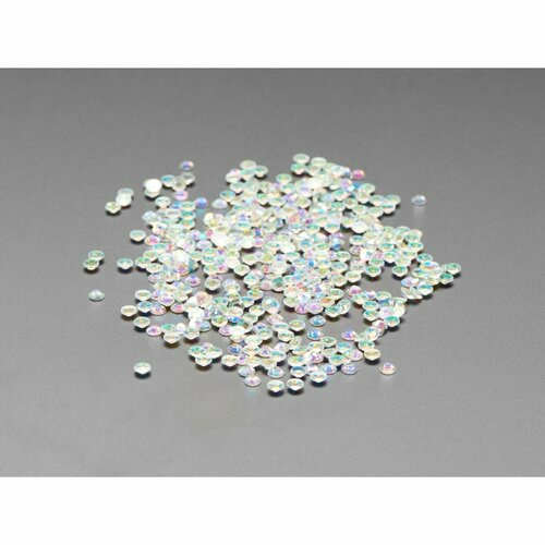 No-Foil Flat Back Rainbow Crystals for NeoPixel LEDs - 100 pack - SS16