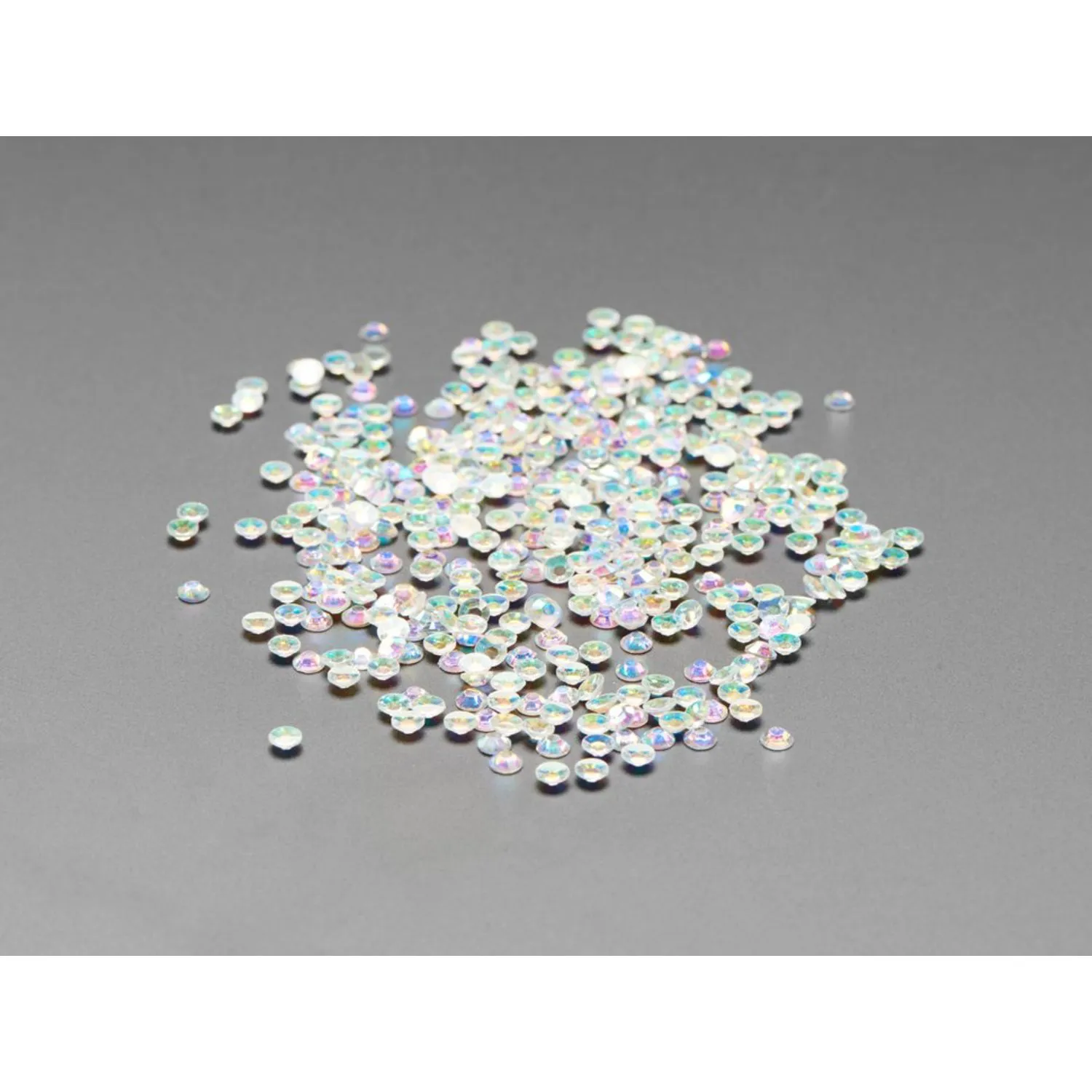 Photo of No-Foil Flat Back Rainbow Crystals for NeoPixel LEDs - 100 pack - SS16