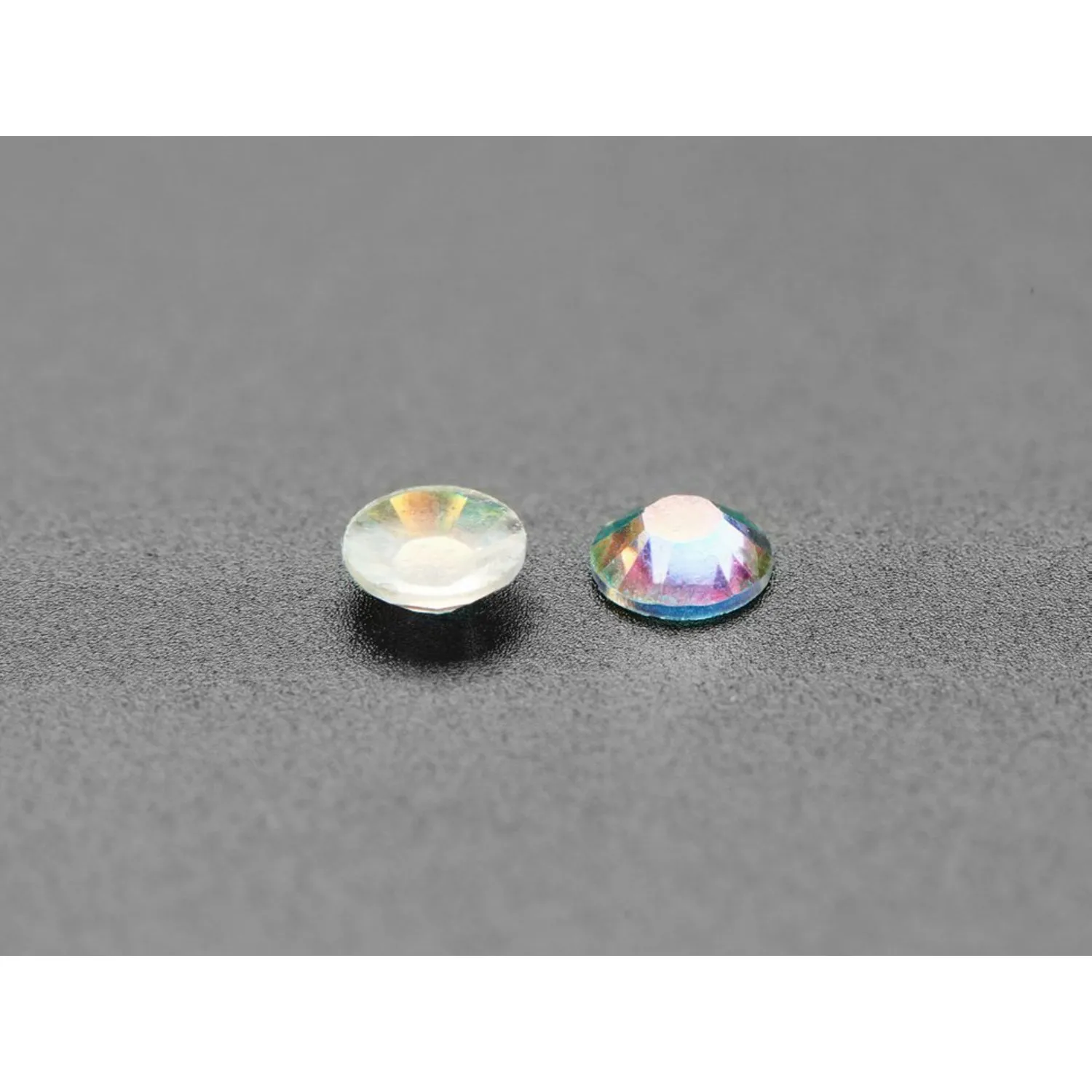 Photo of No-Foil Flat Back Rainbow Crystals for NeoPixel LEDs - 100 pack - SS16