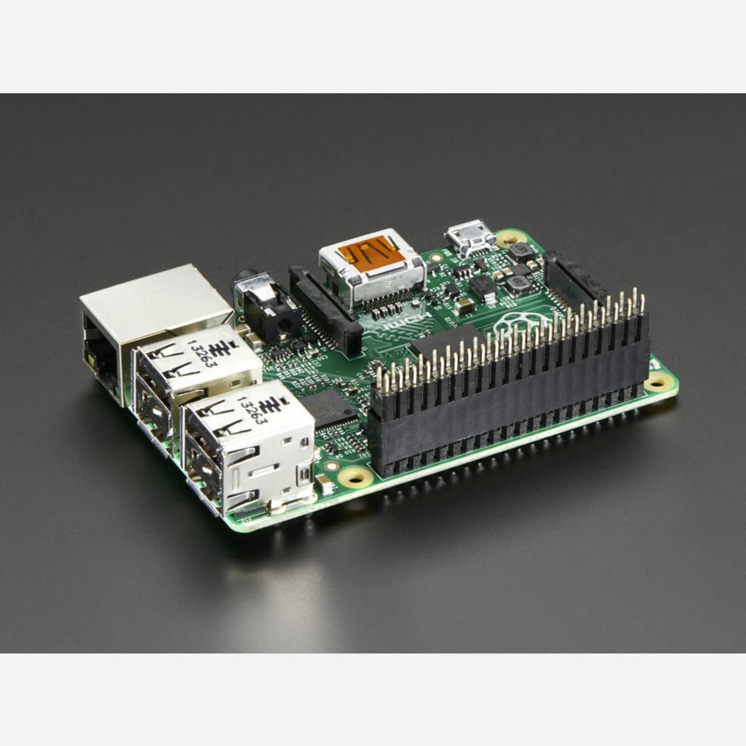 GPIO Header For RaspberryPi A+/B+/Pi 2/Pi 3 [Tall 2x20 Fe... | Little Bird