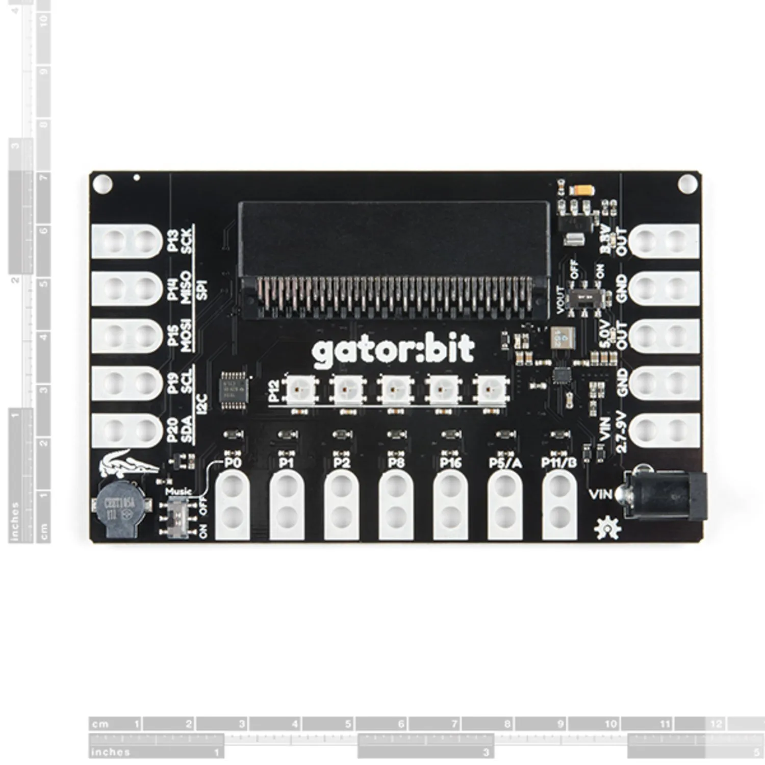 Photo of SparkFun gator:bit v2.0 - micro:bit Carrier Board