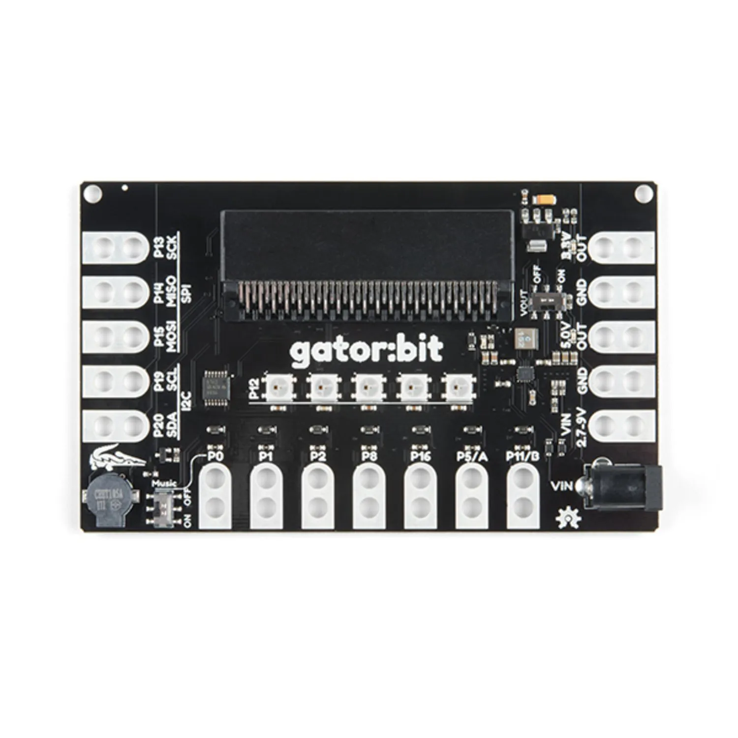 Photo of SparkFun gator:bit v2.0 - micro:bit Carrier Board