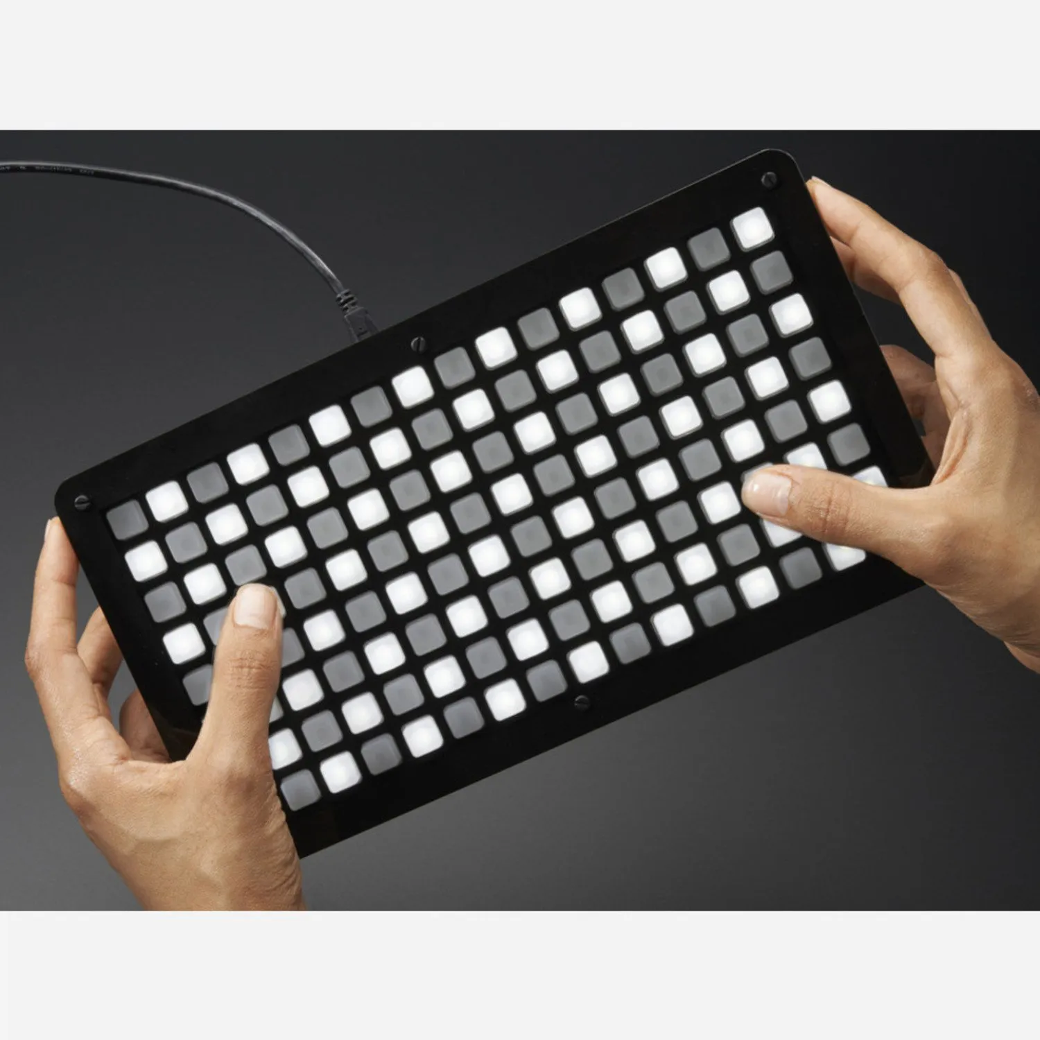 Photo of Adafruit HELLA UNTZtrument! Open-Source 16x8 Grid Controller Kit [White LEDs]