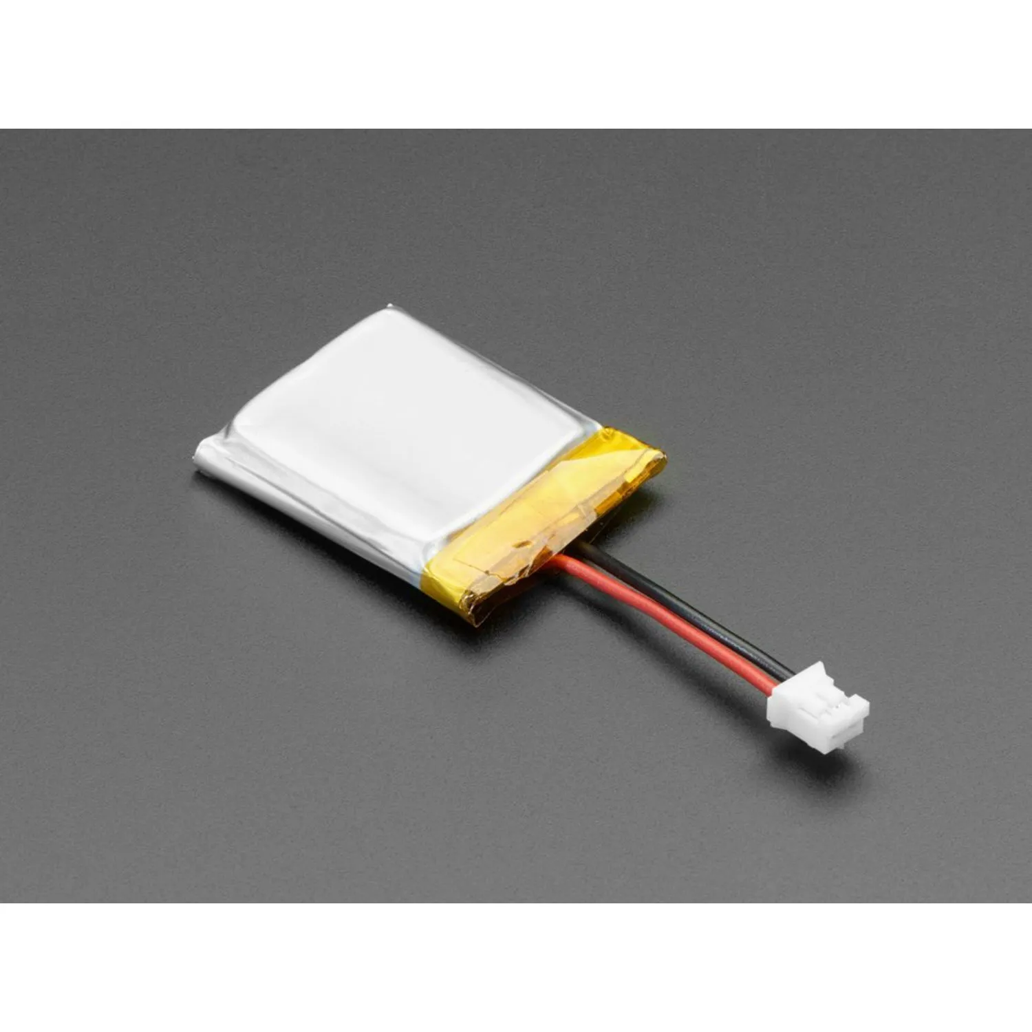 Photo of Lithium Ion Polymer Battery with Short Cable - 3.7V 350mAh