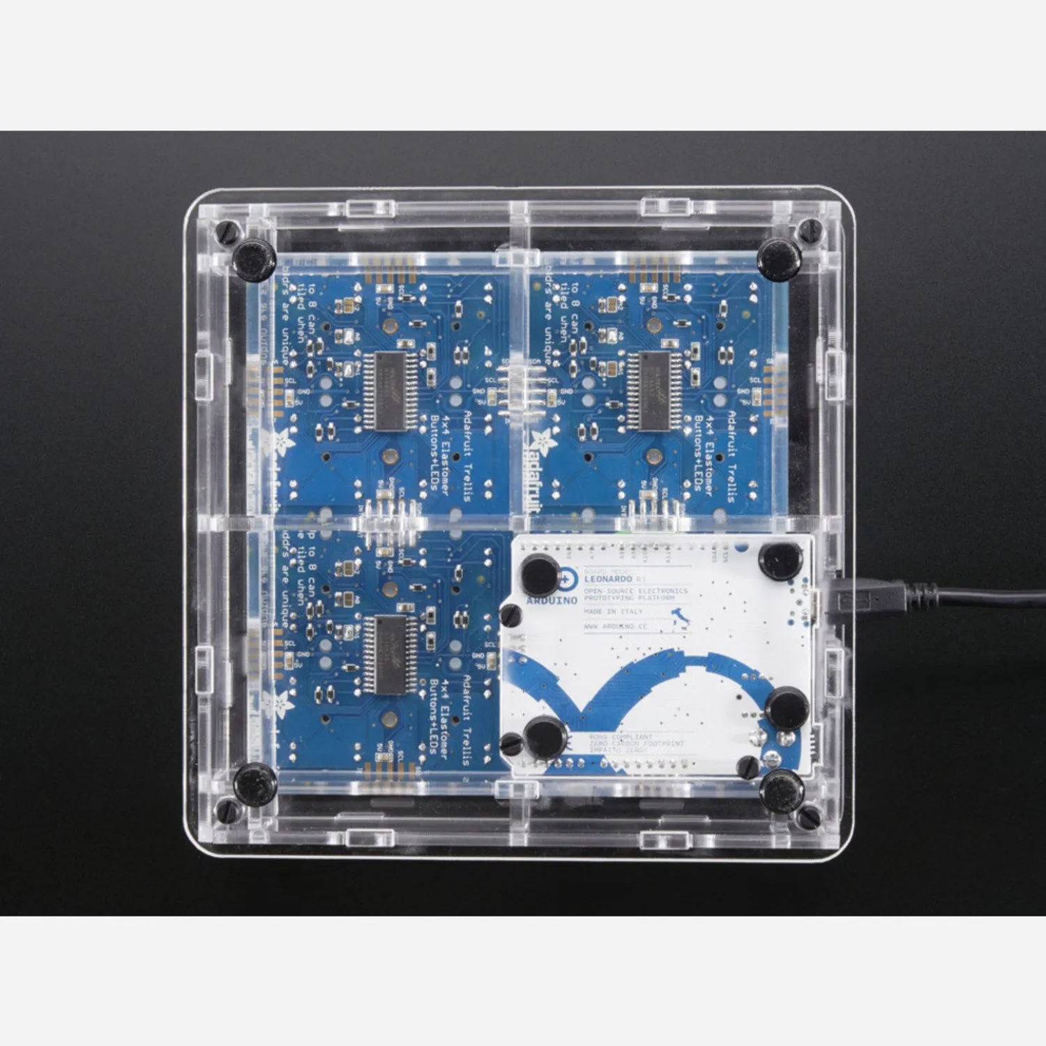 Photo of Adafruit UNTZtrument! Open-Source 8x8 Grid Controller Kit [8x8 White LEDs]