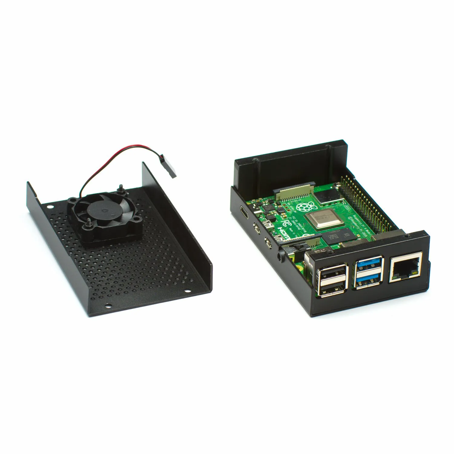 Photo of Raspberry Pi 4 Black Case with Fan