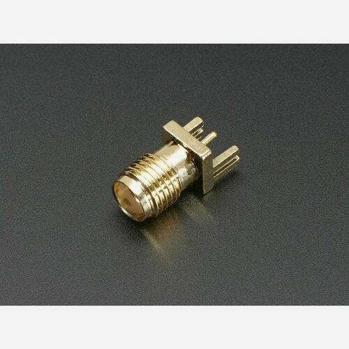 Edge-Launch SMA Connector for 0.8mm / 0.031 Slim PCBs