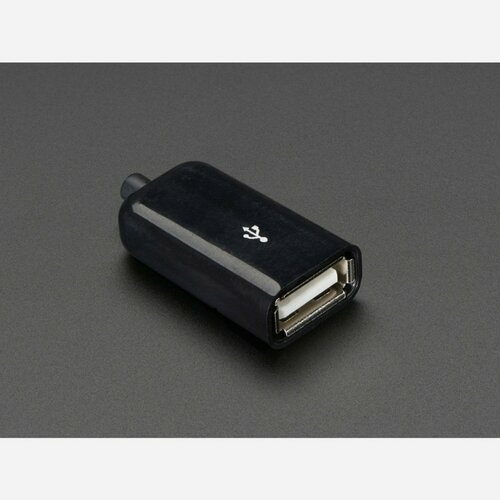 USB DIY Slim Connector Shell - USB Type A Socket/Female