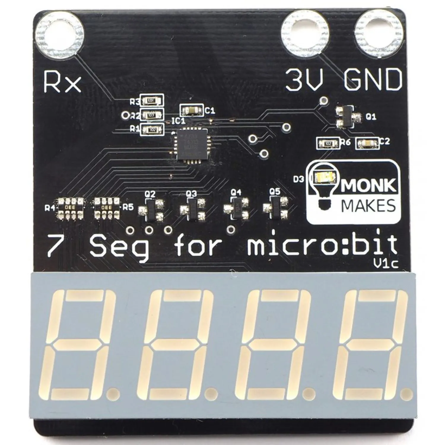 Photo of 7-segment for micro:bit by Monk Makes