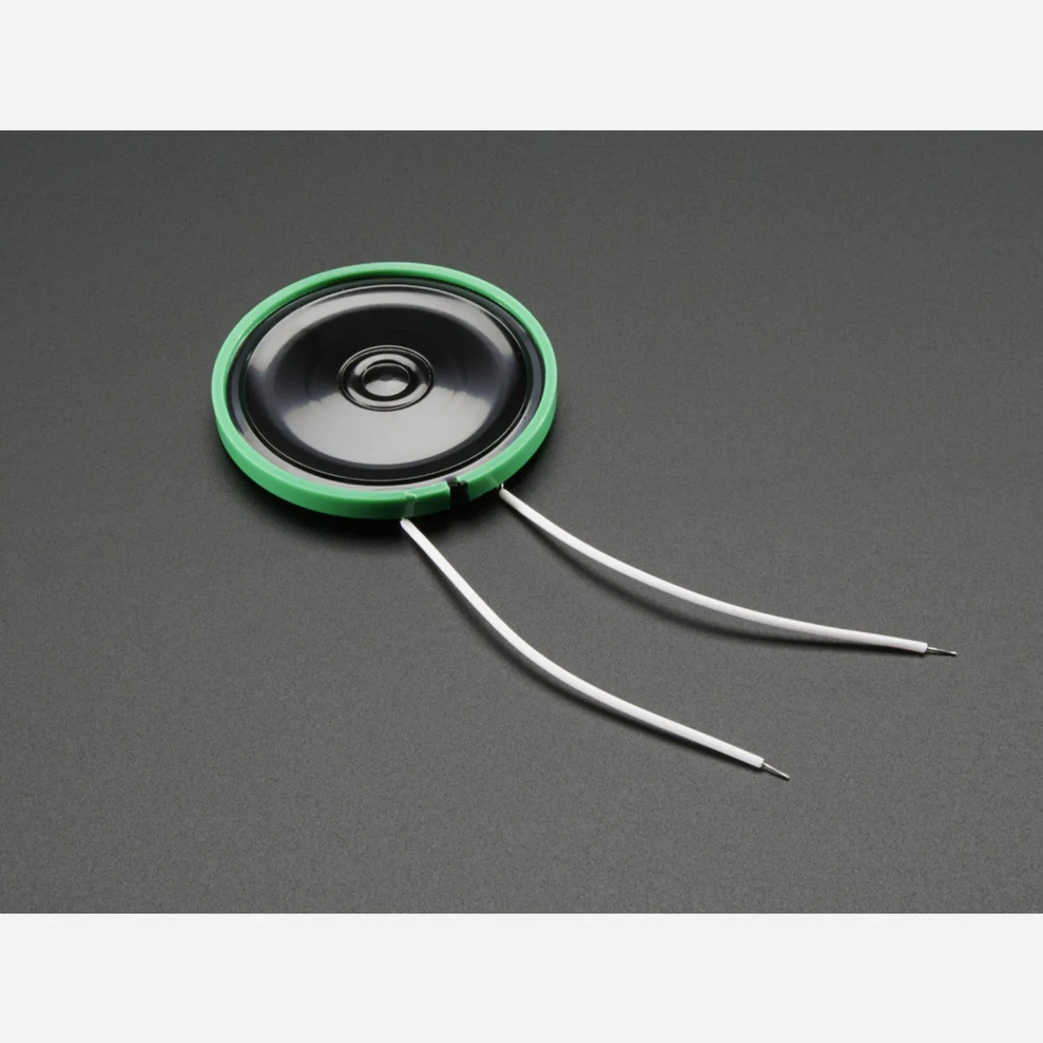 Photo of Thin Plastic Speaker w/Wires - 8 ohm 0.25W