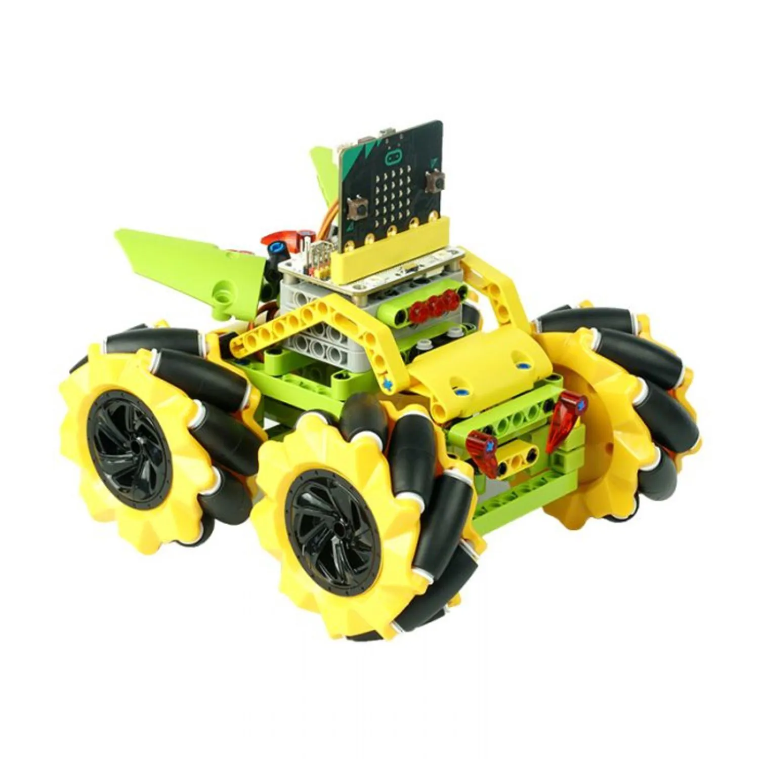 Photo of micro:bit Wonder Rugged Car (Yellow) (without micro:bit board)