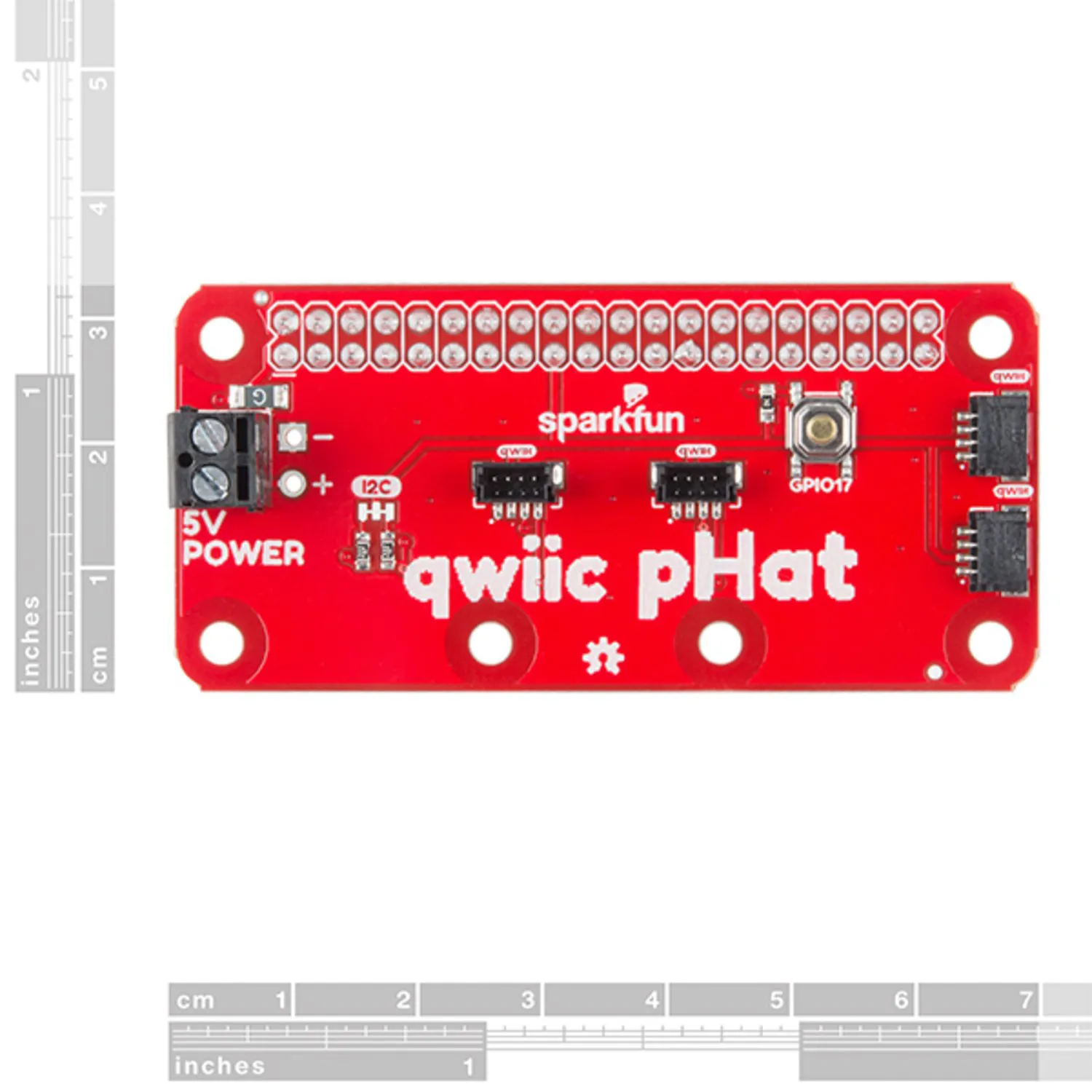Photo of SparkFun Qwiic pHAT V2.0 for Raspberry Pi