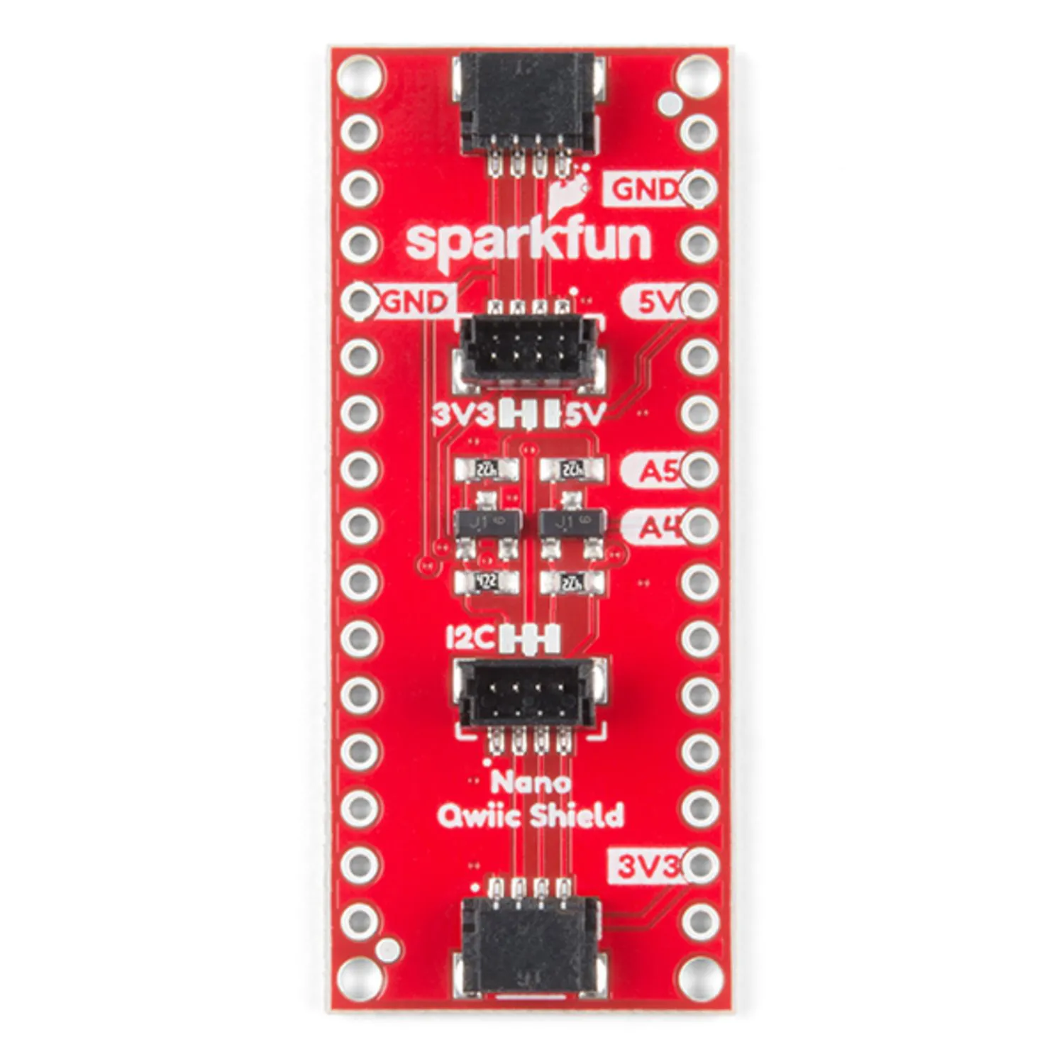 Photo of SparkFun Qwiic Shield for Arduino Nano