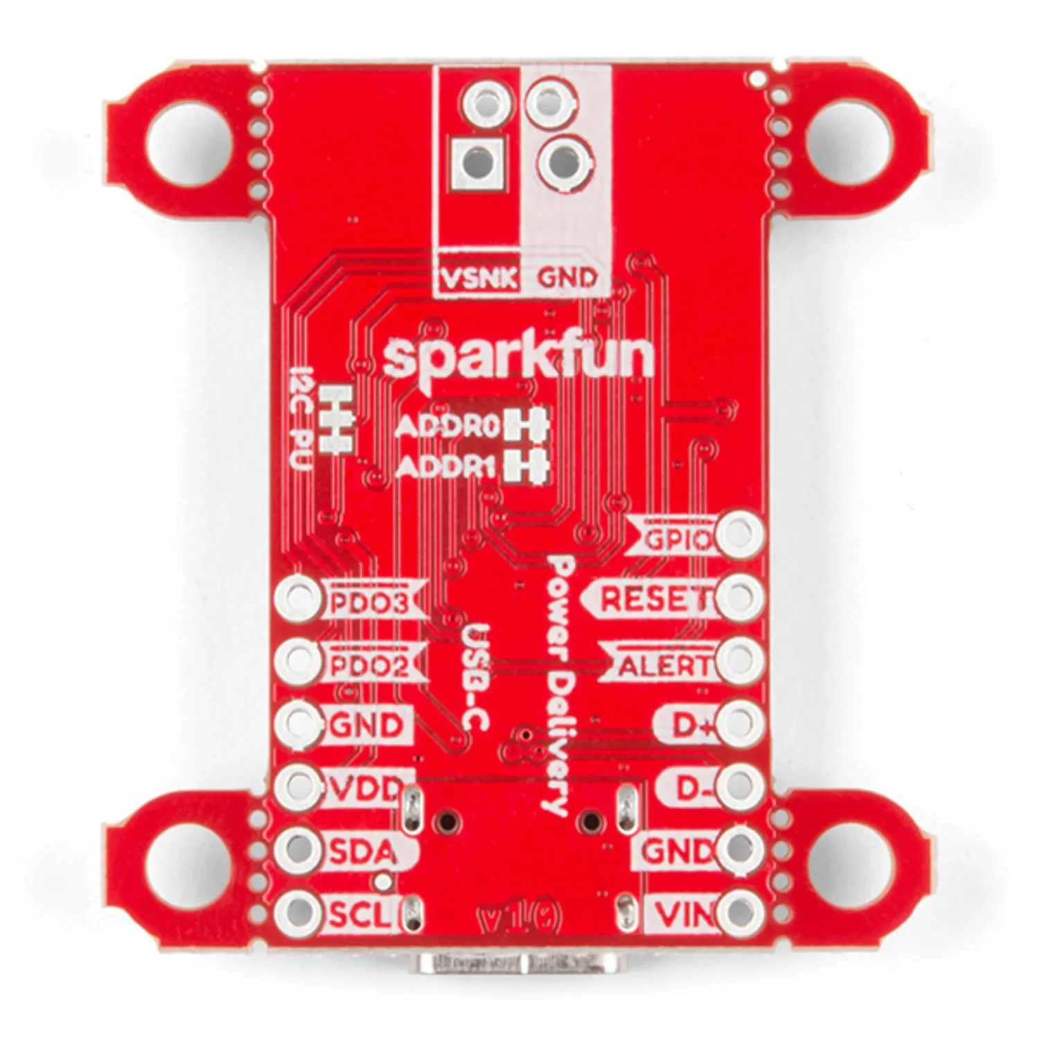 Photo of SparkFun Power Delivery Board - USB-C (Qwiic)