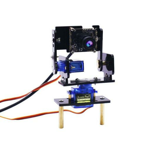 Yahboom HD Camera Pan-Tilt Kit with 2 Pcs SG90 Micro Servos for robot car