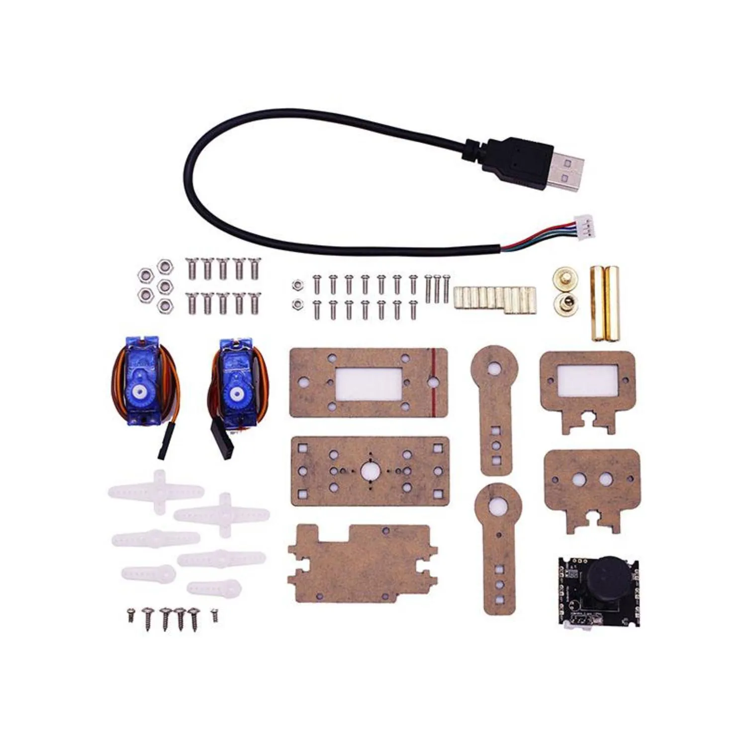 Photo of Yahboom HD Camera Pan-Tilt Kit with 2 Pcs SG90 Micro Servos for robot car