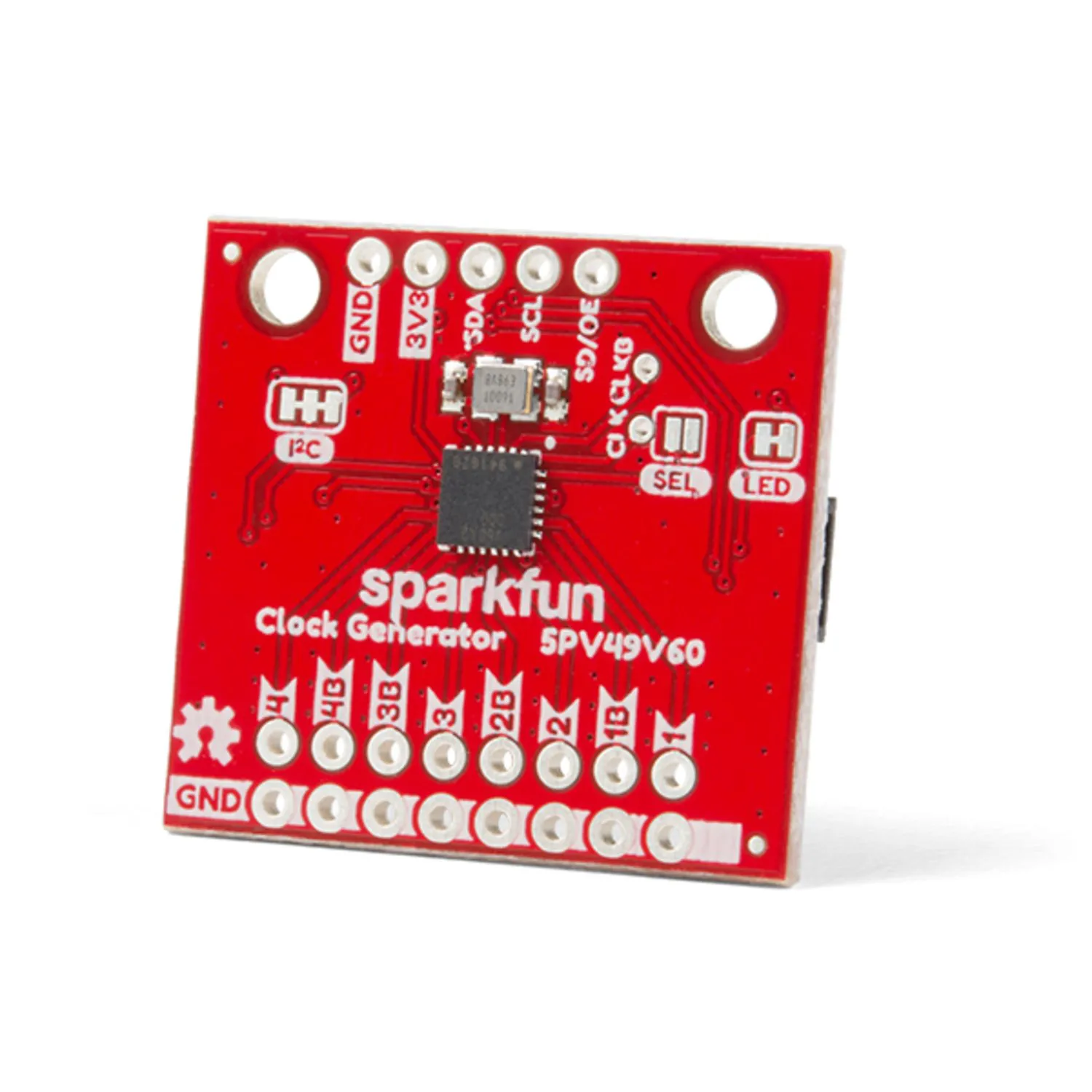 Photo of SparkFun Clock Generator Breakout - 5P49V60 (Qwiic)