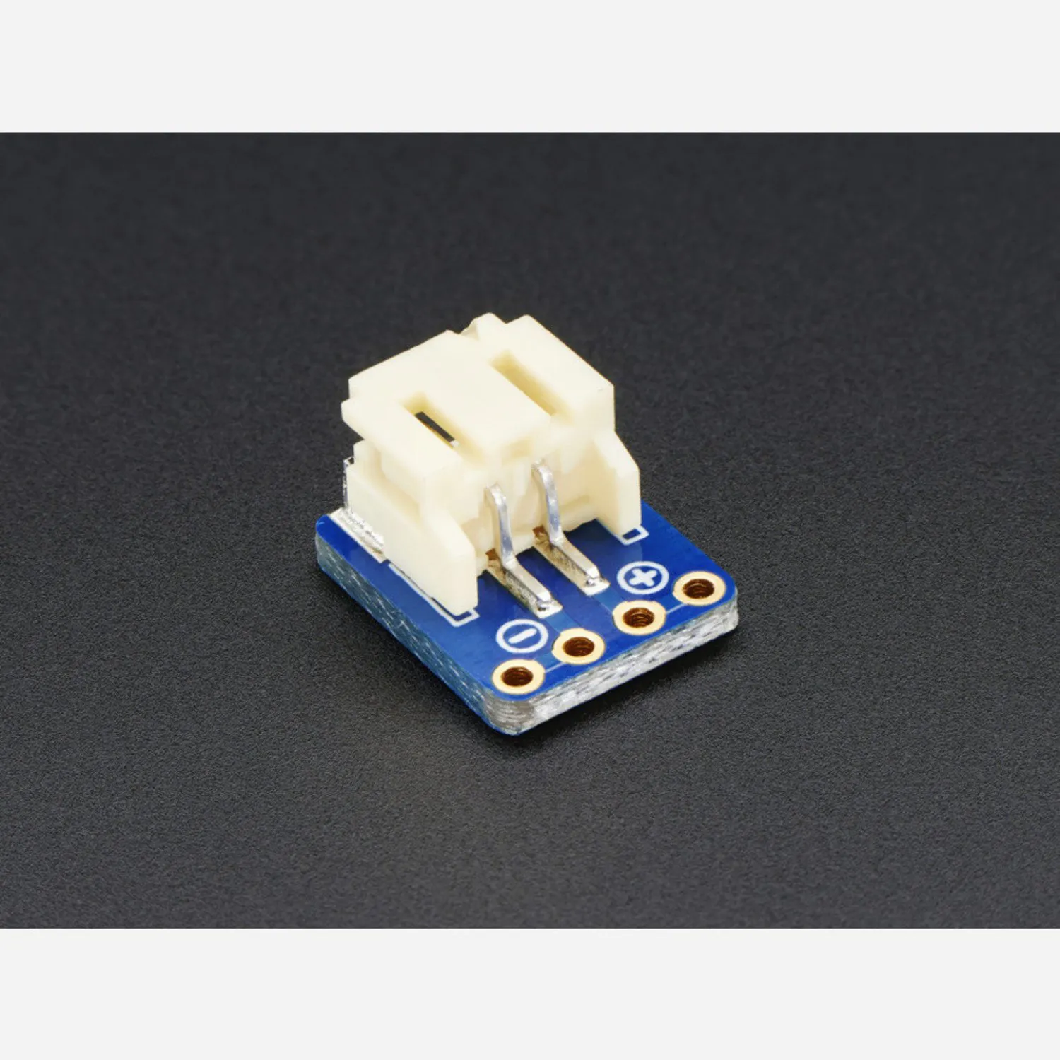 Photo of JST-PH 2-Pin SMT Right Angle Breakout Board