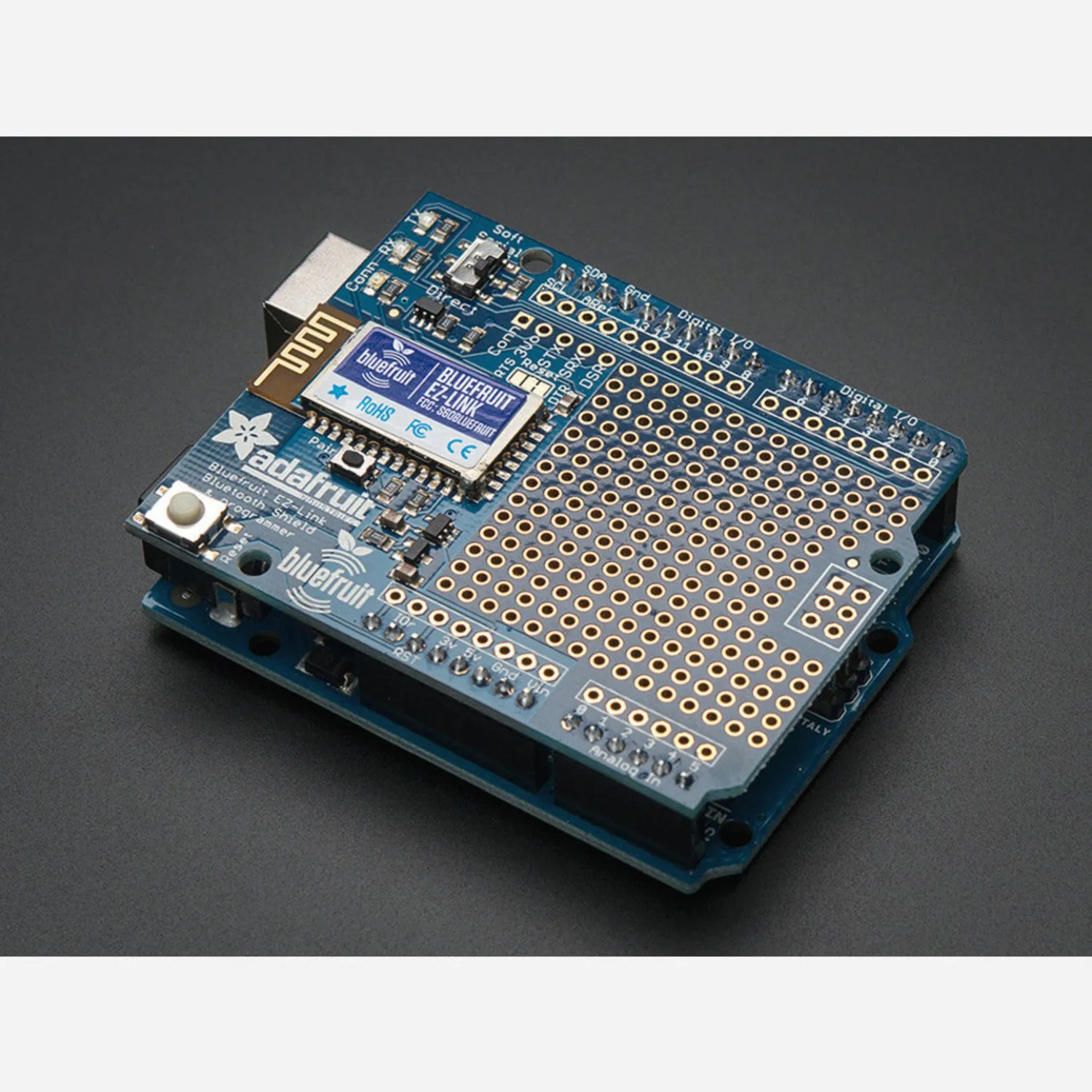 Photo of Bluefruit EZ-Link Shield - Bluetooth Arduino Serial  Programmer [v1.3]