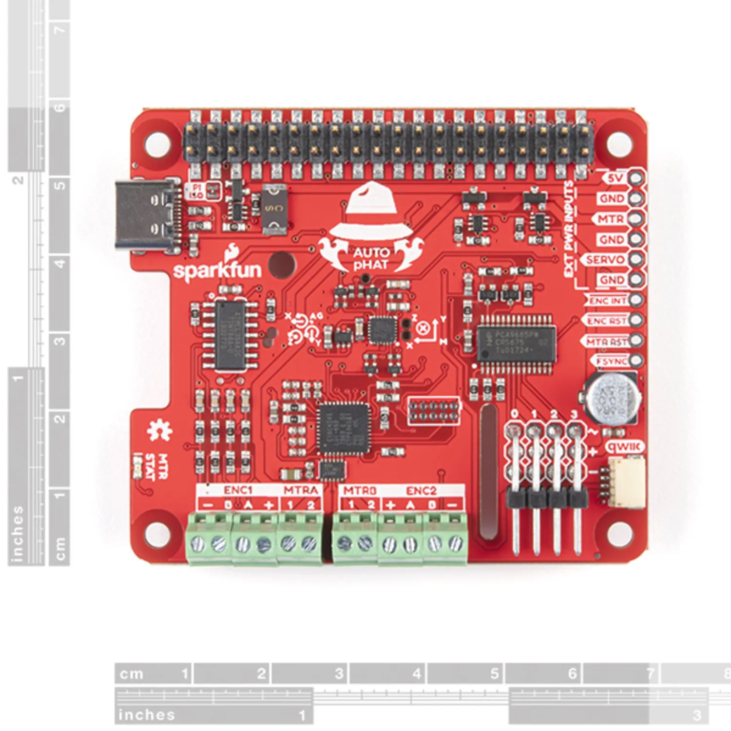 Photo of SparkFun Auto pHAT for Raspberry Pi