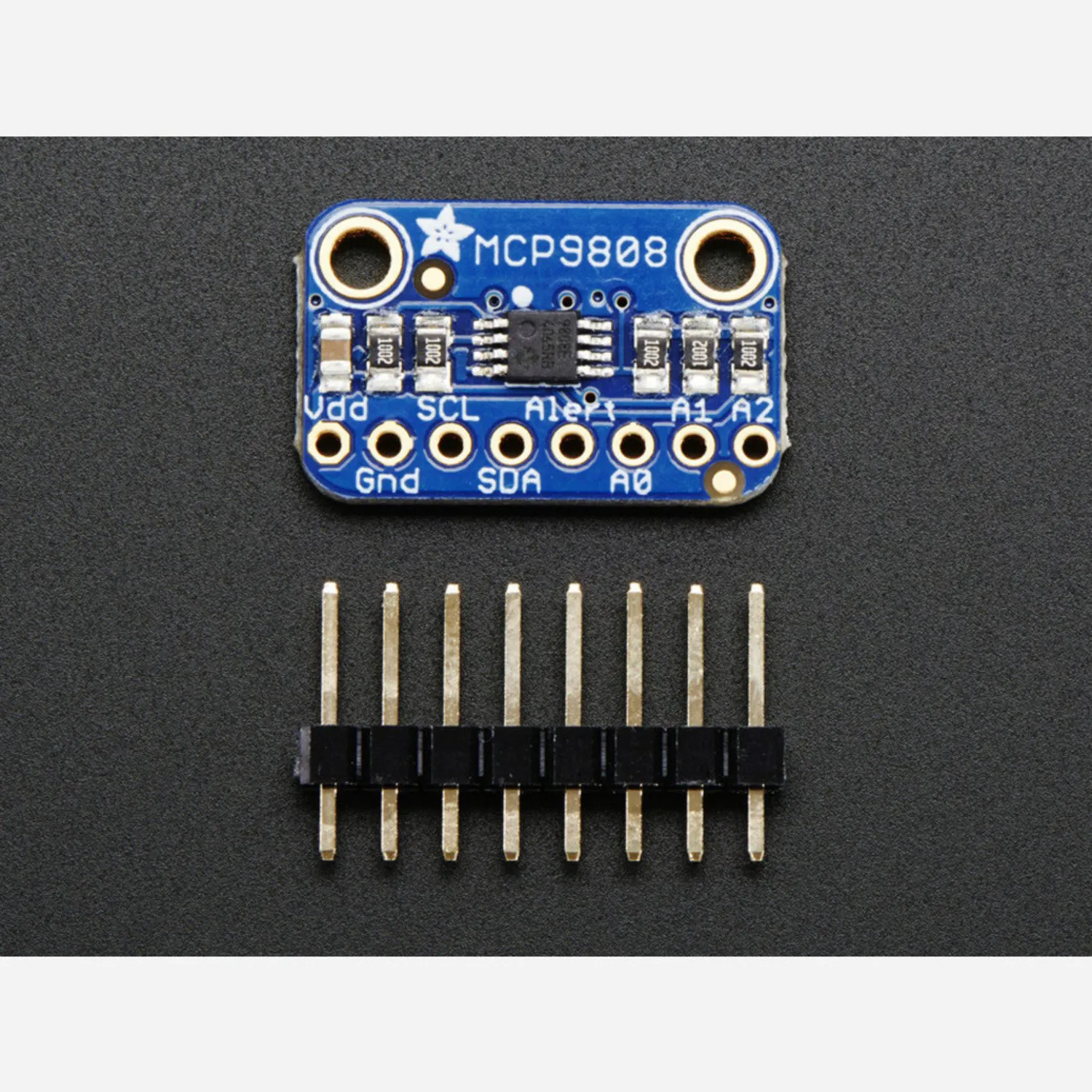 Photo of MCP9808 High Accuracy I2C Temperature Sensor Breakout Board
