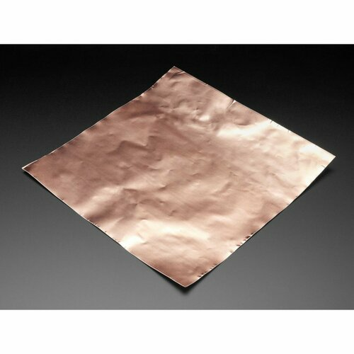 Copper Foil Sheet with Conductive Adhesive - 12 x12 Sheet
