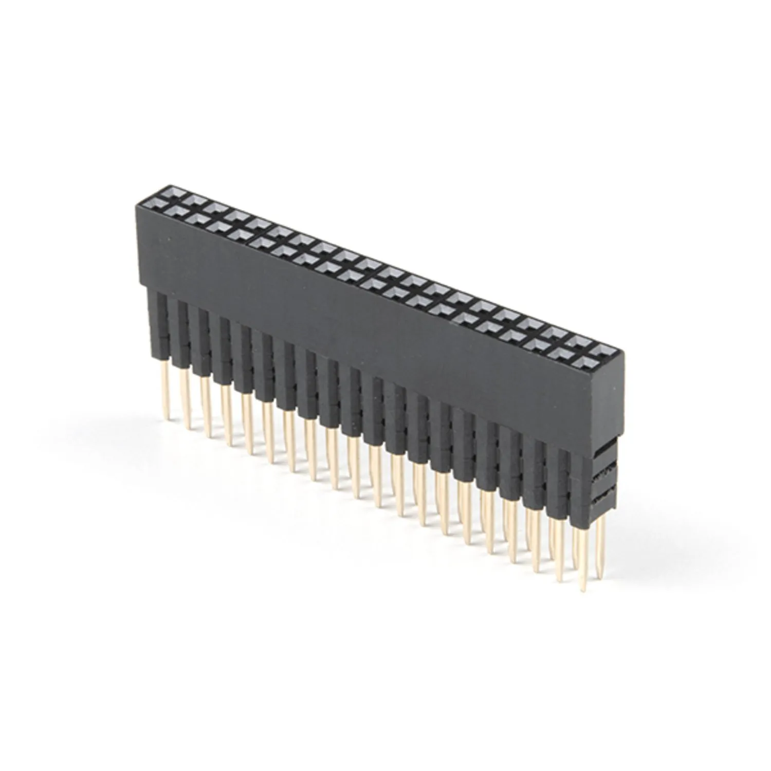 Photo of Extended GPIO Female Header - 2x20 Pin (16mm/7.30mm)