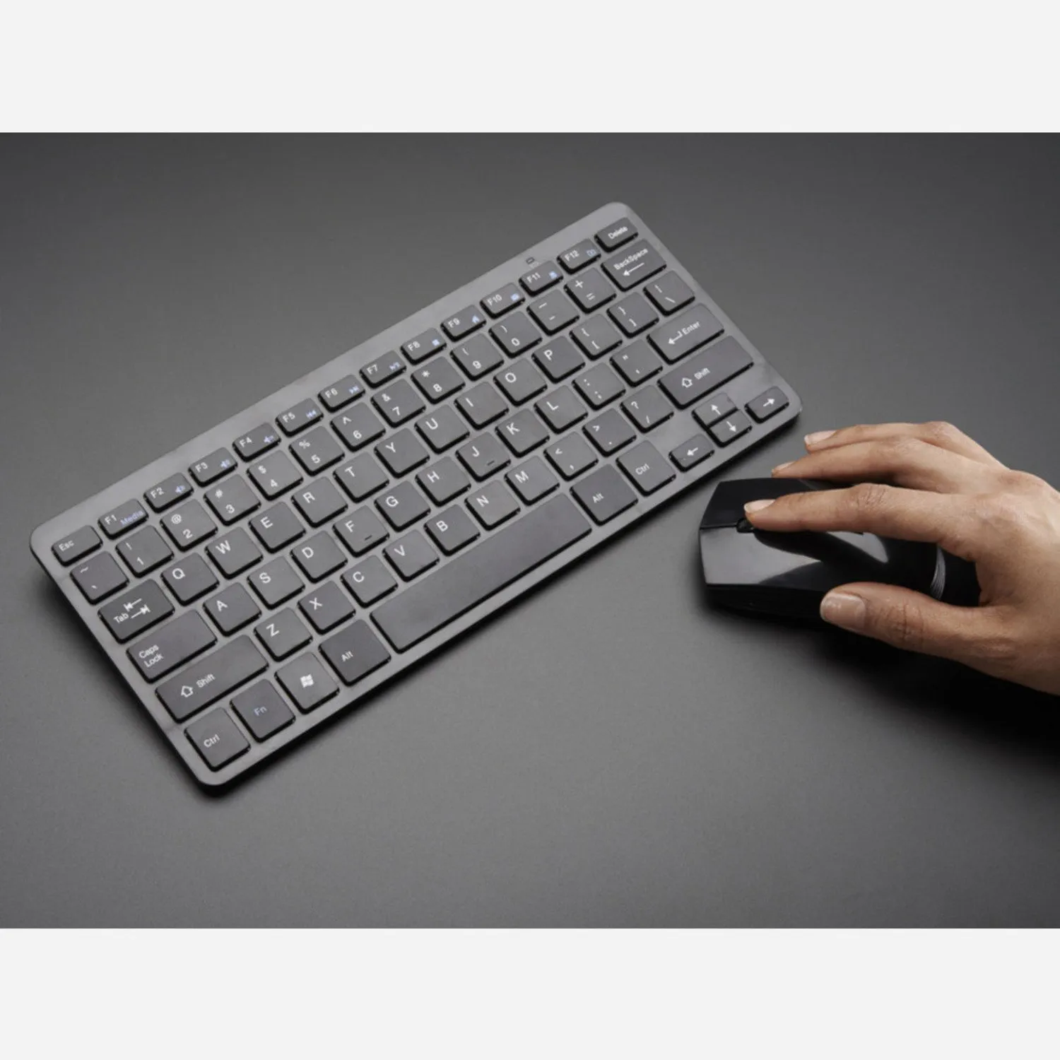 Photo of Wireless Keyboard and Mouse Combo w/ Batteries - One USB Port!