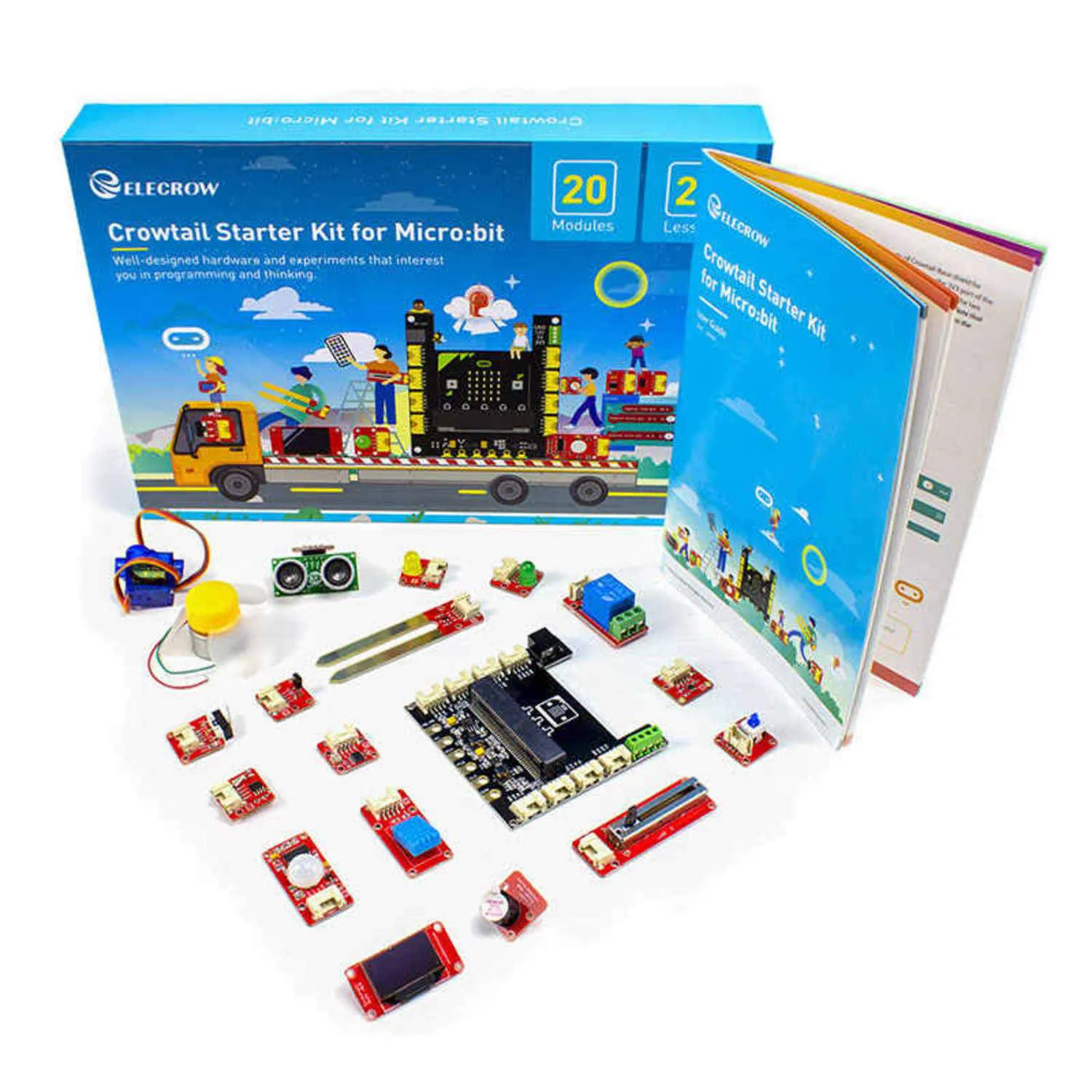 Photo of Elecrow Crowtail Learning Starter Kit for Micro:bit 2.0