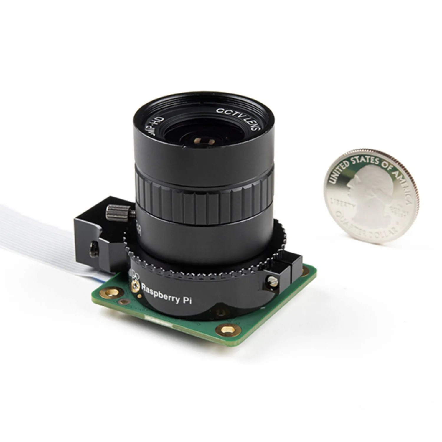 Photo of Raspberry Pi HQ Camera Lens - 6mm Wide Angle