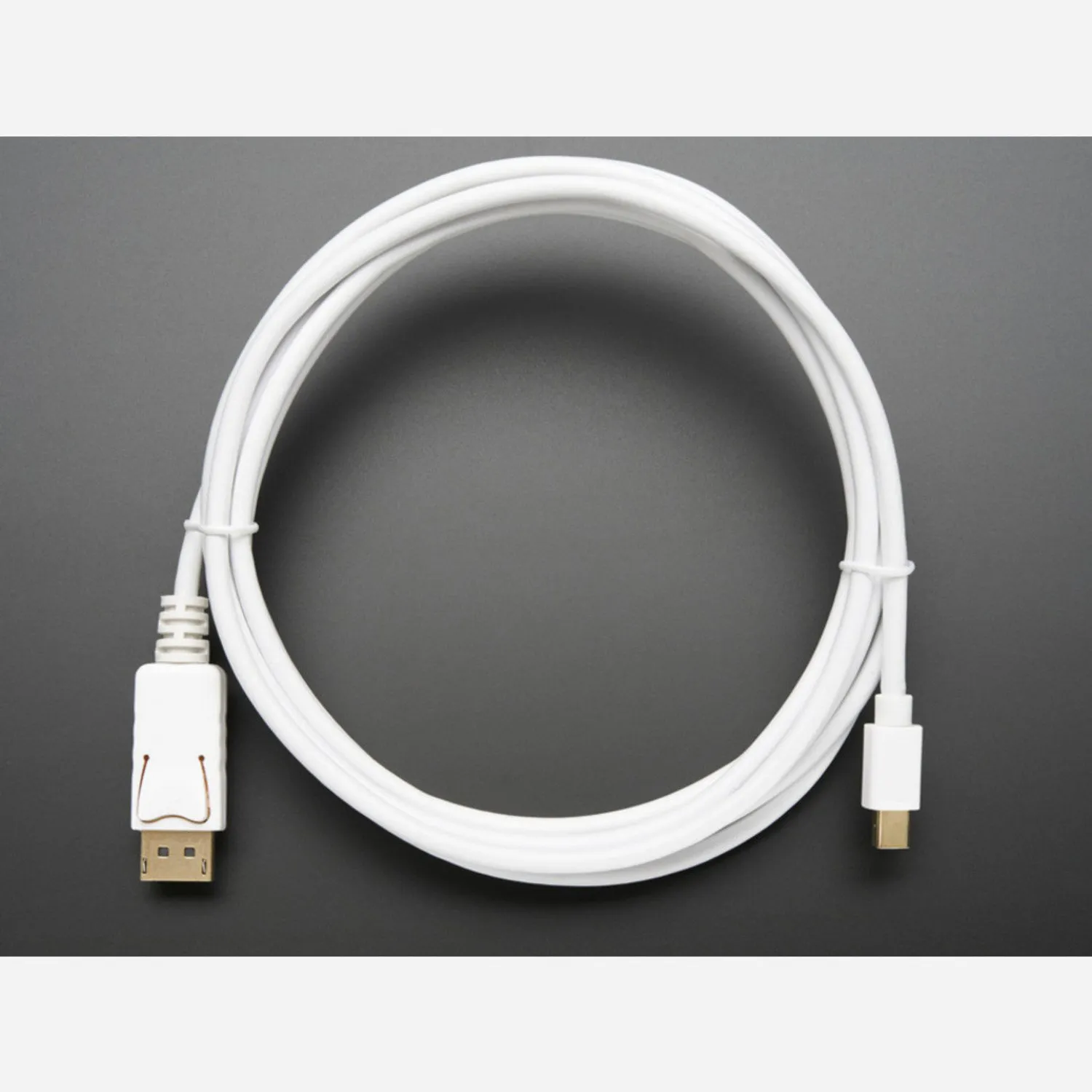 Photo of Mini DisplayPort to DisplayPort Cable - 10 ft/3 meters - White