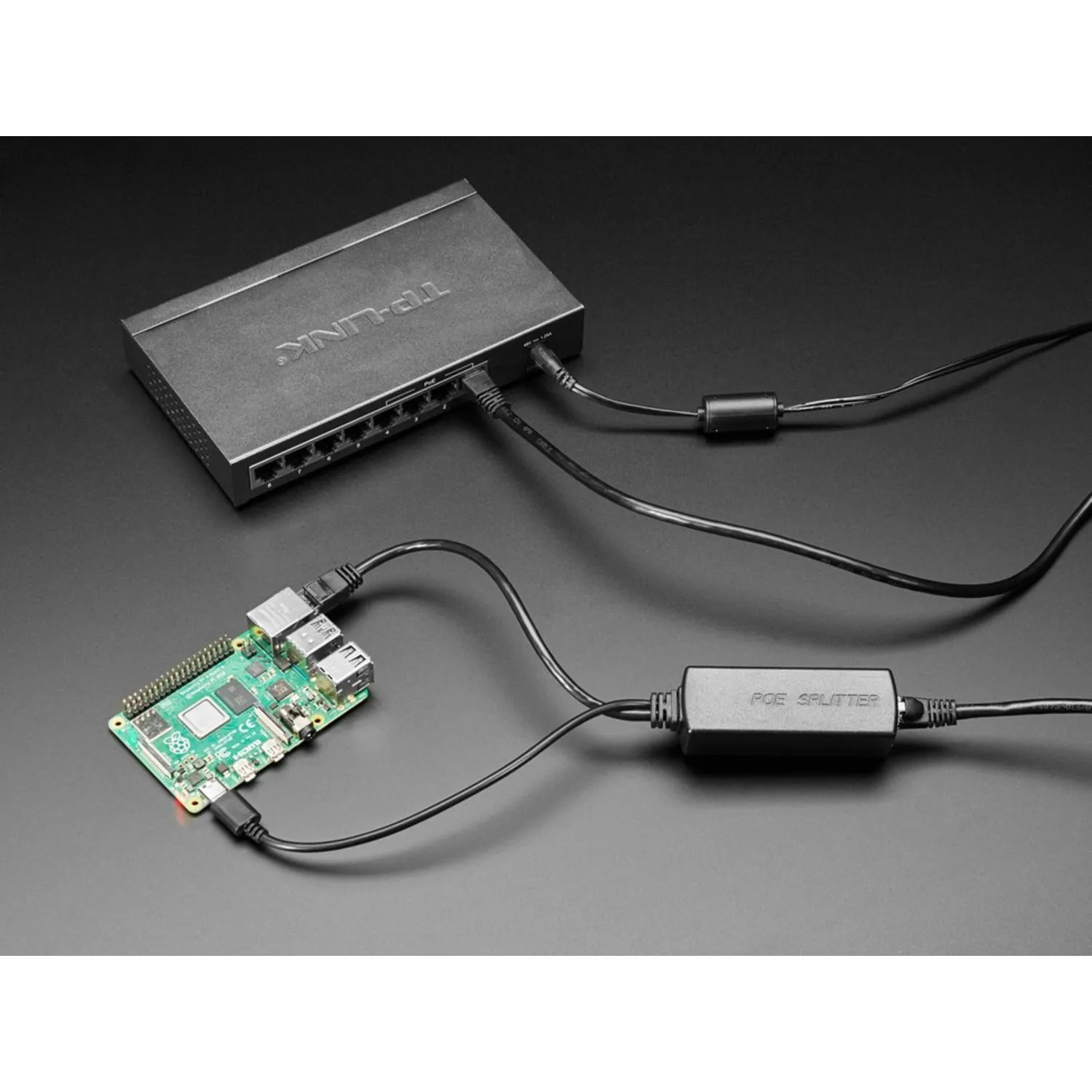 Photo of PoE Splitter with USB Type C - 5V 2A - 100 MB Ethernet