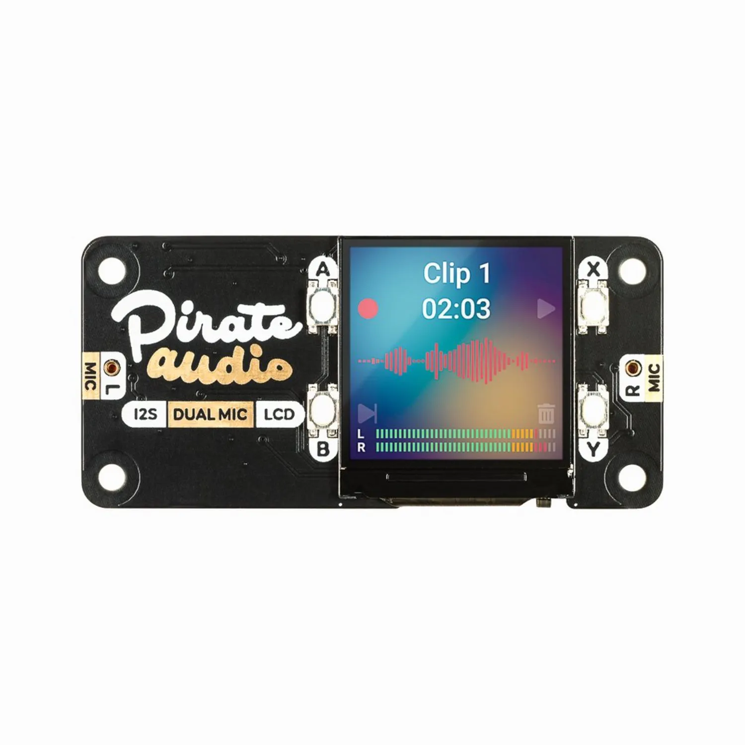 Photo of   Pirate Audio: Dual Mic for Raspberry Pi