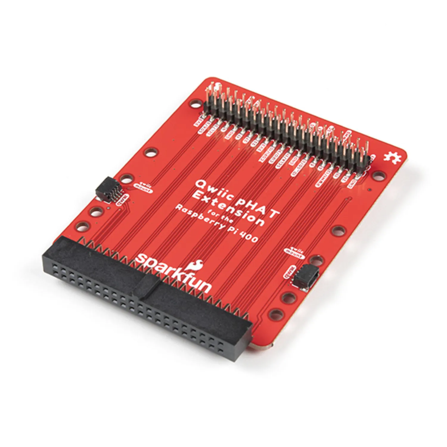 Photo of SparkFun Qwiic pHAT Extension for Raspberry Pi 400