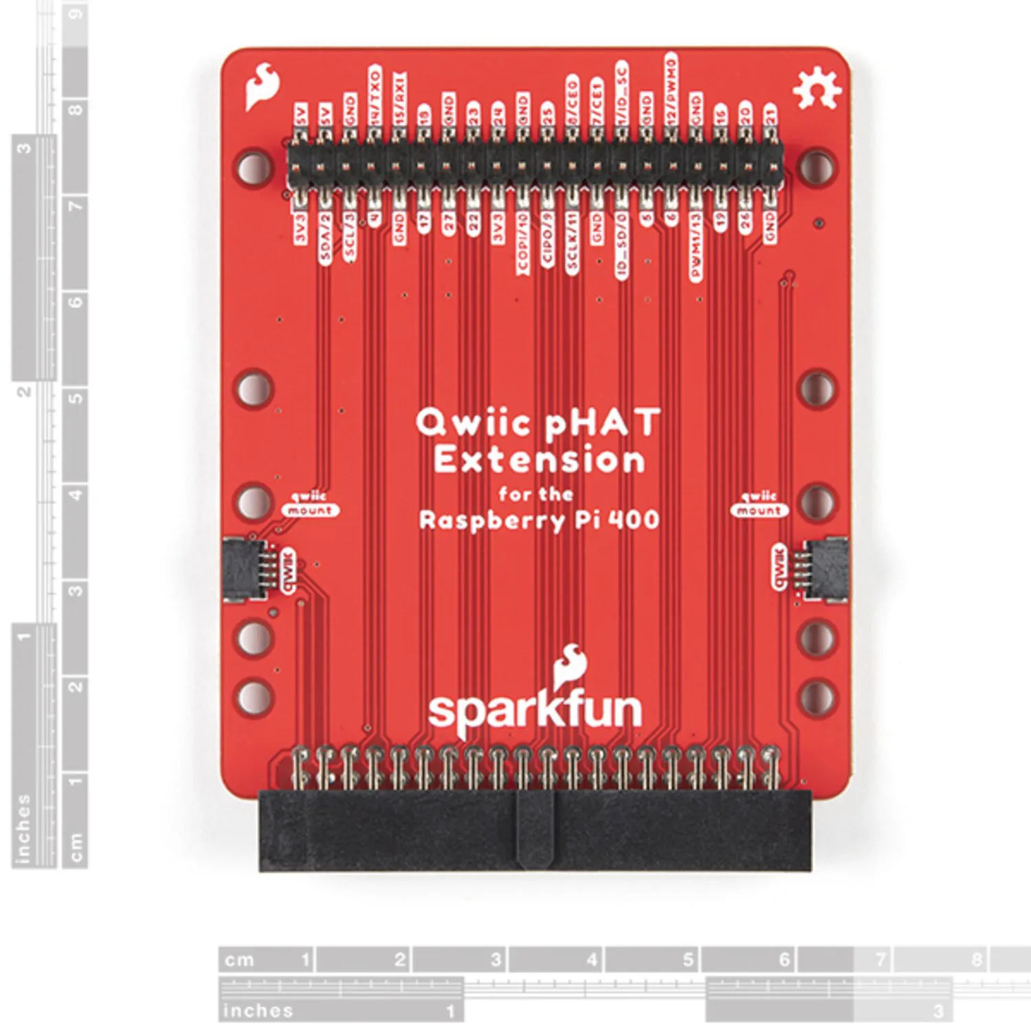 Photo of SparkFun Qwiic pHAT Extension for Raspberry Pi 400