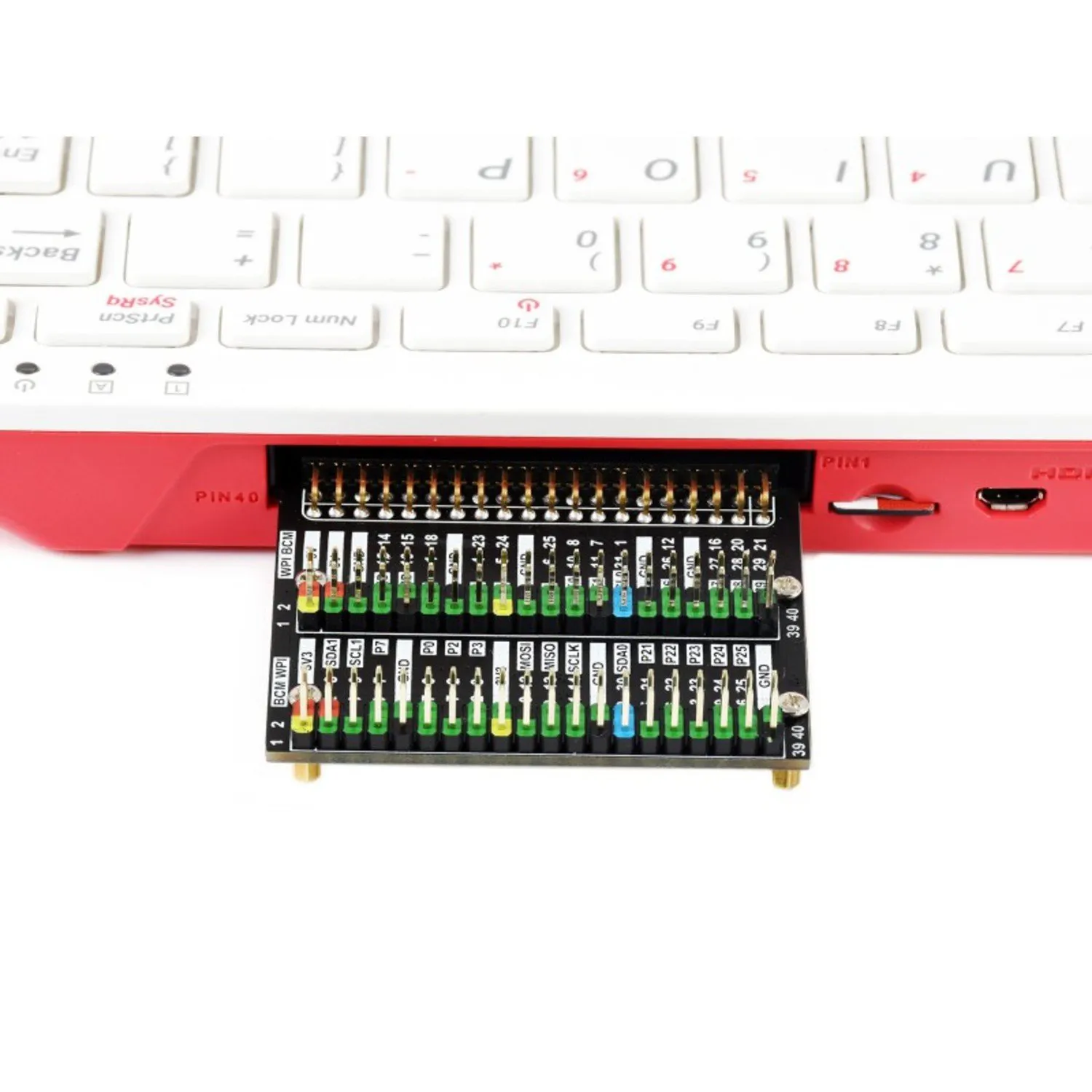 Photo of Raspberry Pi 400 GPIO Header Adapter, Header Expansion, 2x 40PIN Header
