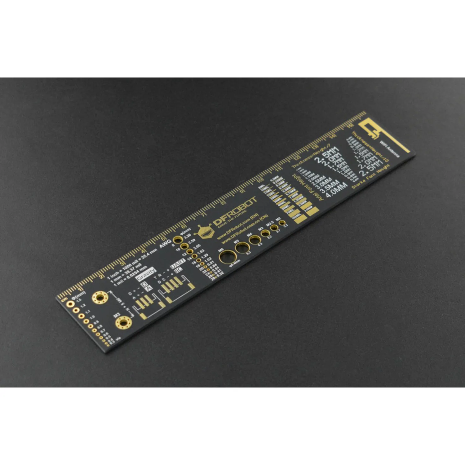 Photo of DFRobot PCB Engineering Ruler - Mini(6.3inches)