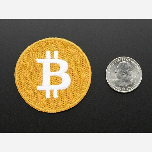 Bitcoin - Skill badge, iron-on patch