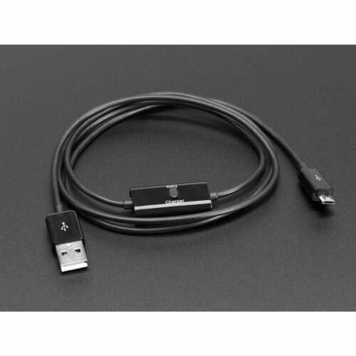 USB Micro B Cable with Data/Charge Sync Switch