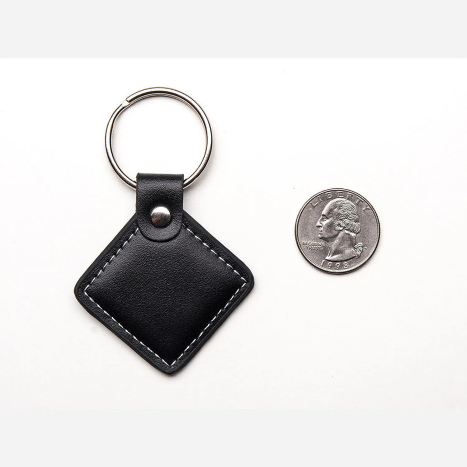 Photo of 13.56MHz RFID/NFC Leather Keychain Fob [1KB]