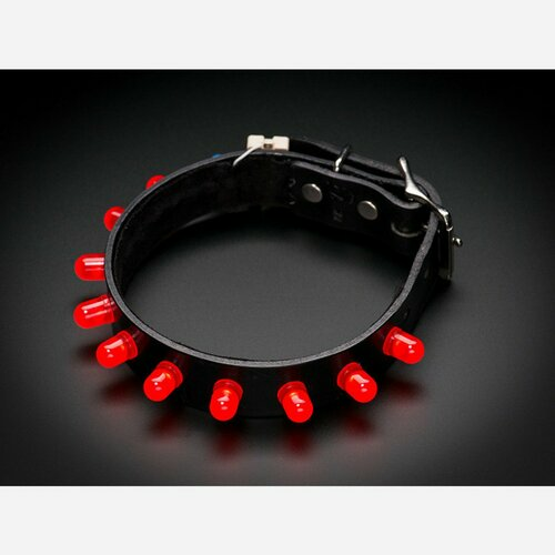 Punk LED Collar Kit - Red LEDs